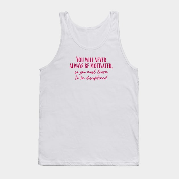 Motivated Tank Top by ryanmcintire1232